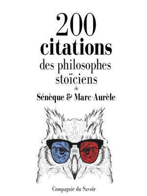 cover image of 200 citations des philosophes stoïciens